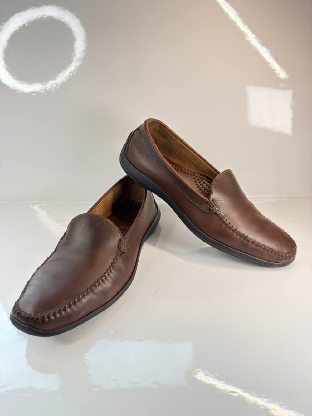 Allen Edmonds El Paso Brown Leather Loafers Men’s Size 9D